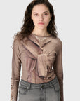 TROMPE-L'OEIL T-SHIRT