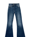 WIDE LEG JEANS (BLUE STONEWASH)