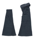 ASYMMETRIC LEG WARMER (CHARCOAL)