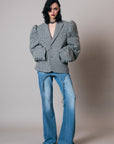 WIDE LEG JEANS (BLUE STONEWASH)
