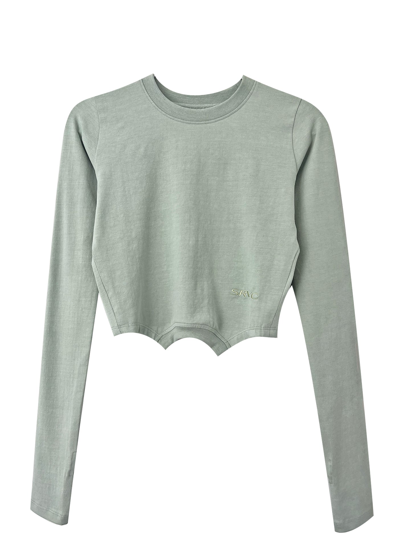 OVERTURNED LONG SLEEVE (SAGE)