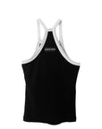 ORGANIC COTTON RIB TANK TOP (BLACK)