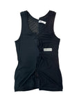 NOLM EXCLUSIVE DRAPED VEST TOP (BLACK)