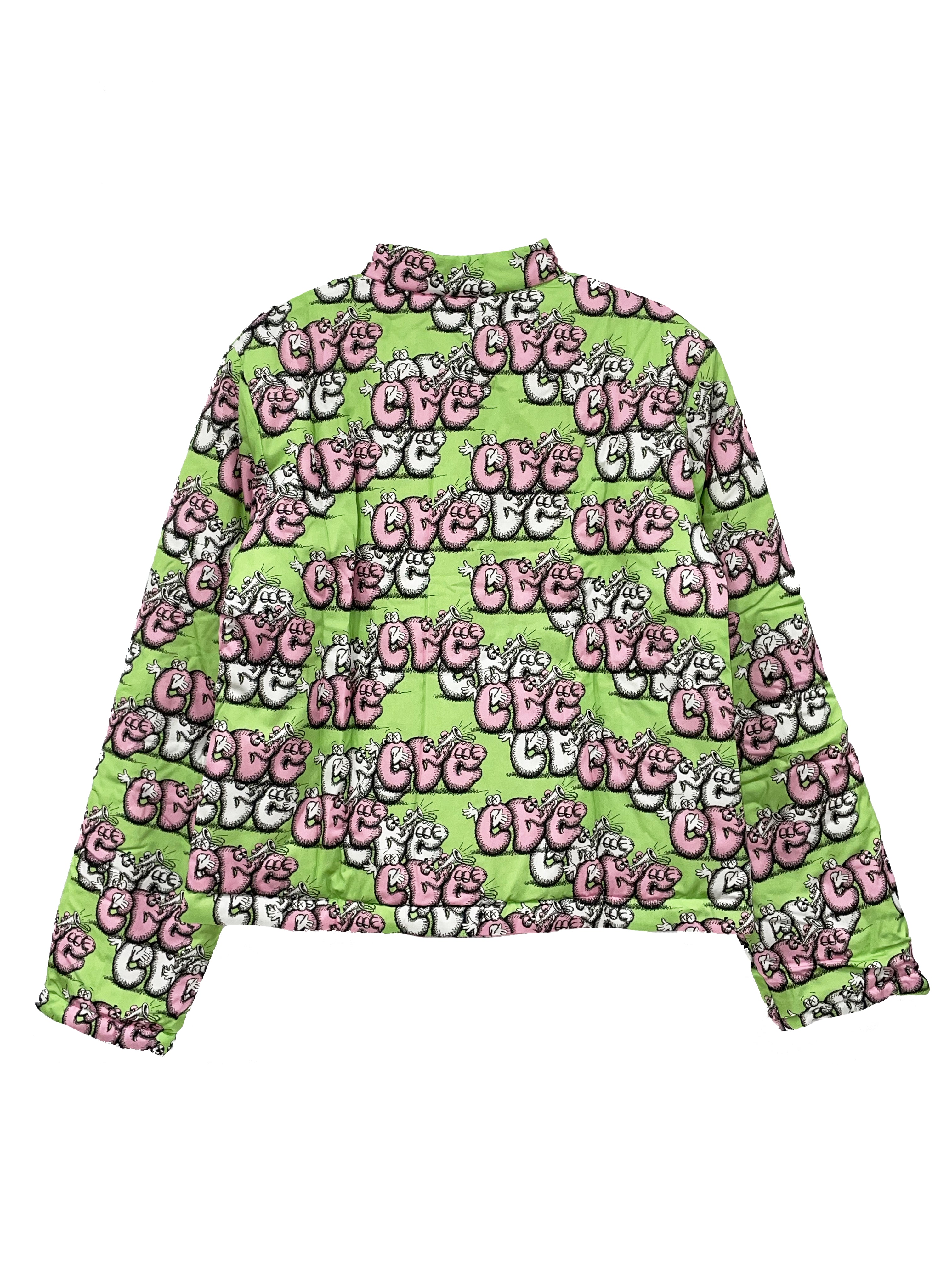 CDG SHIRT X KAWS JACKET (PINK/GREEN) – NOLM