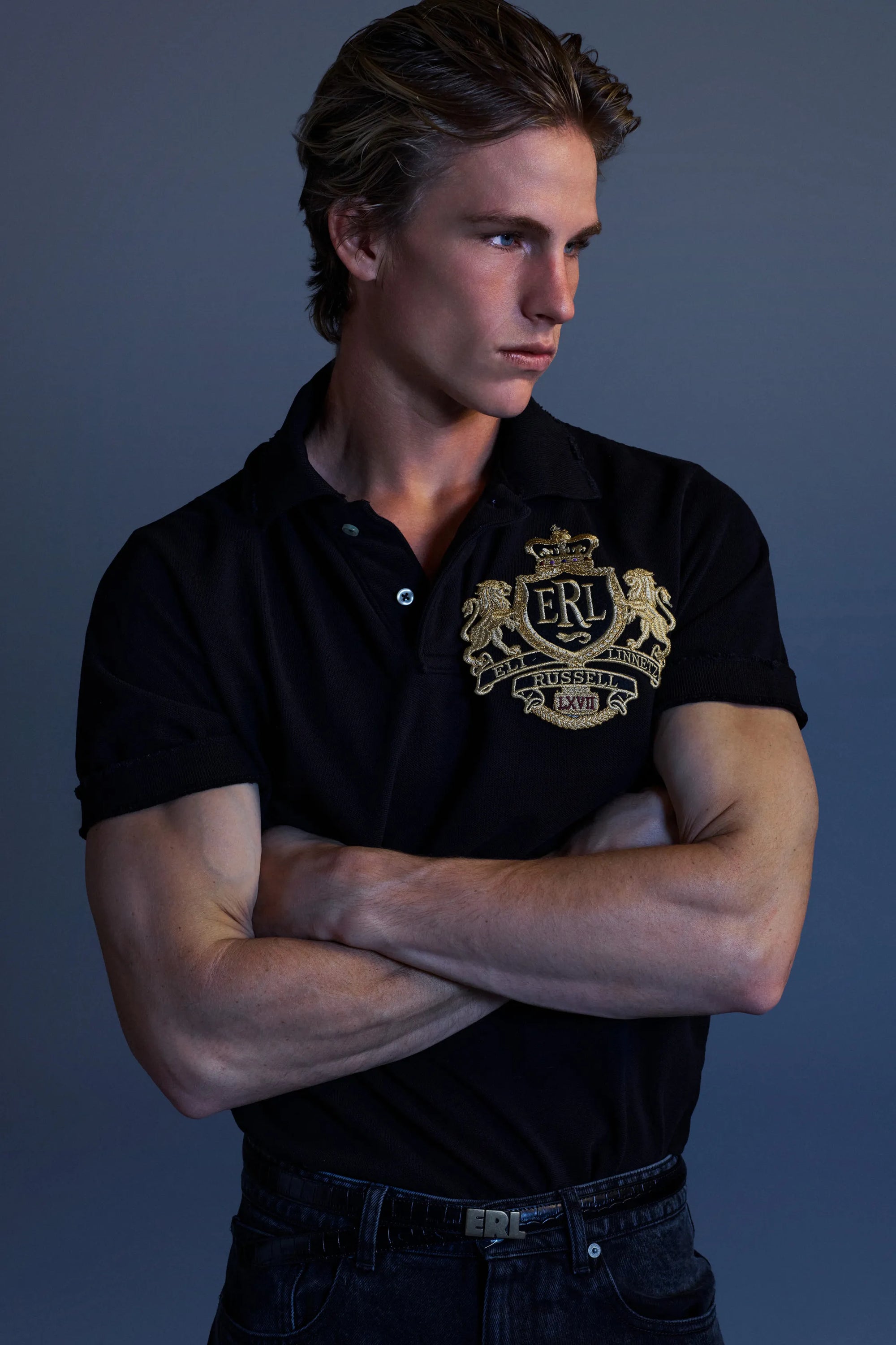 CREST POLO TEE