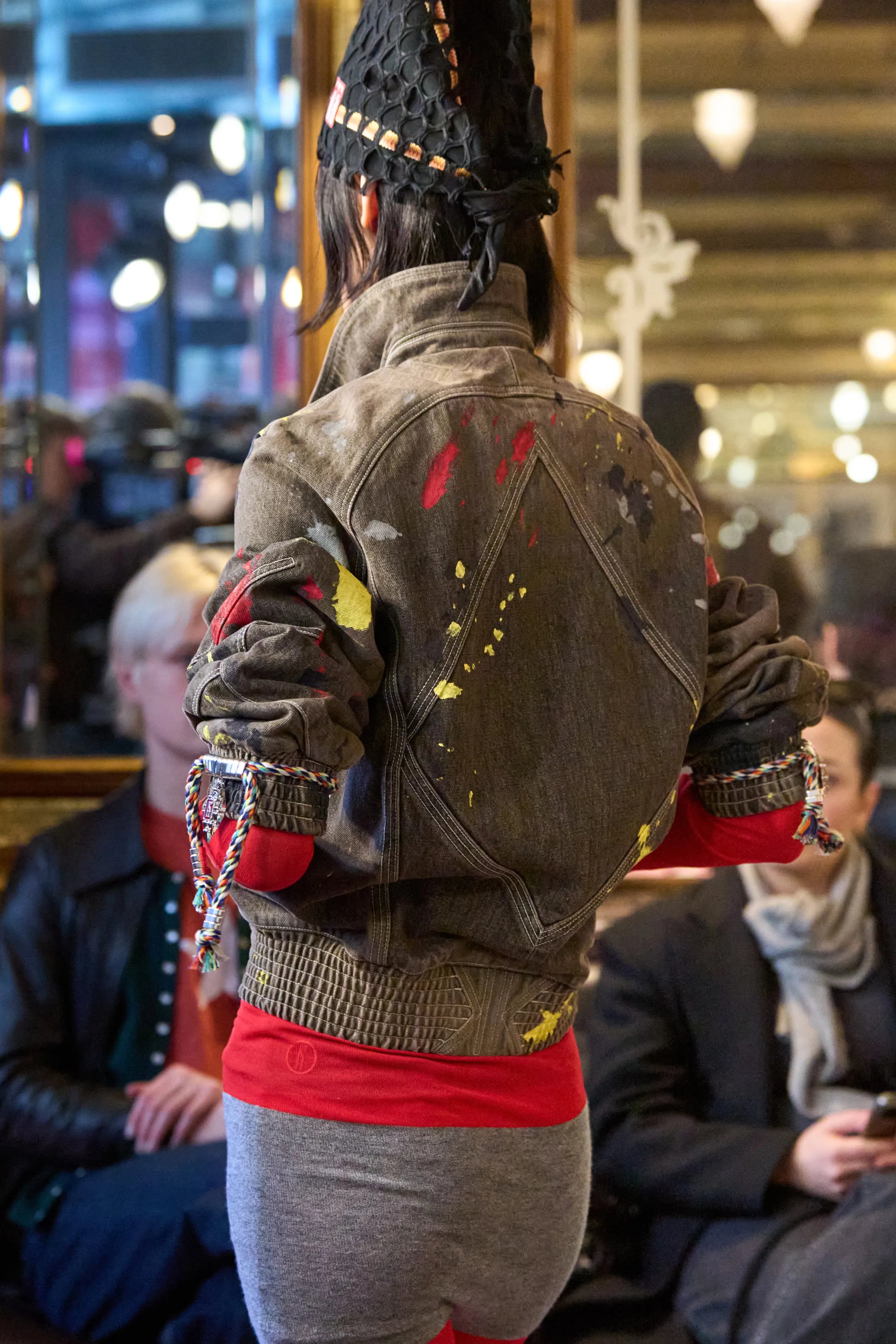 K PAINTED BOMBER JACKET