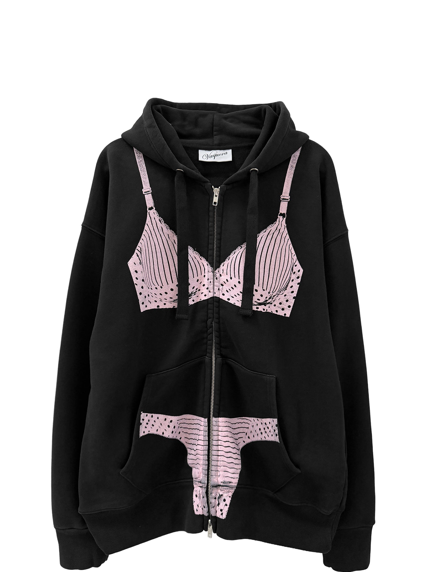 TROMPE L'OEIL ZIP HOODIE