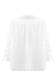 RUFFLE BOW SLEEVE SHIRT