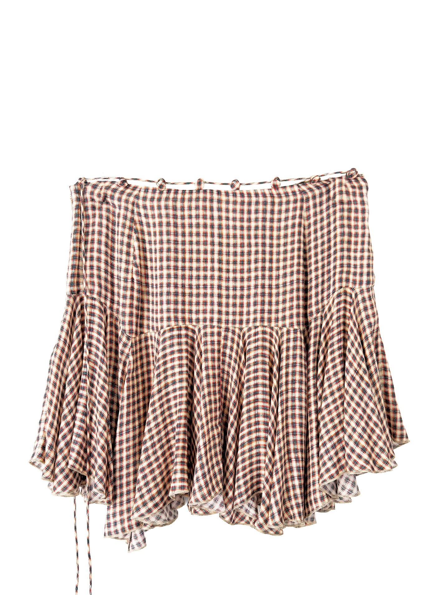 TESS SKIRT (PLAID) - NOLM