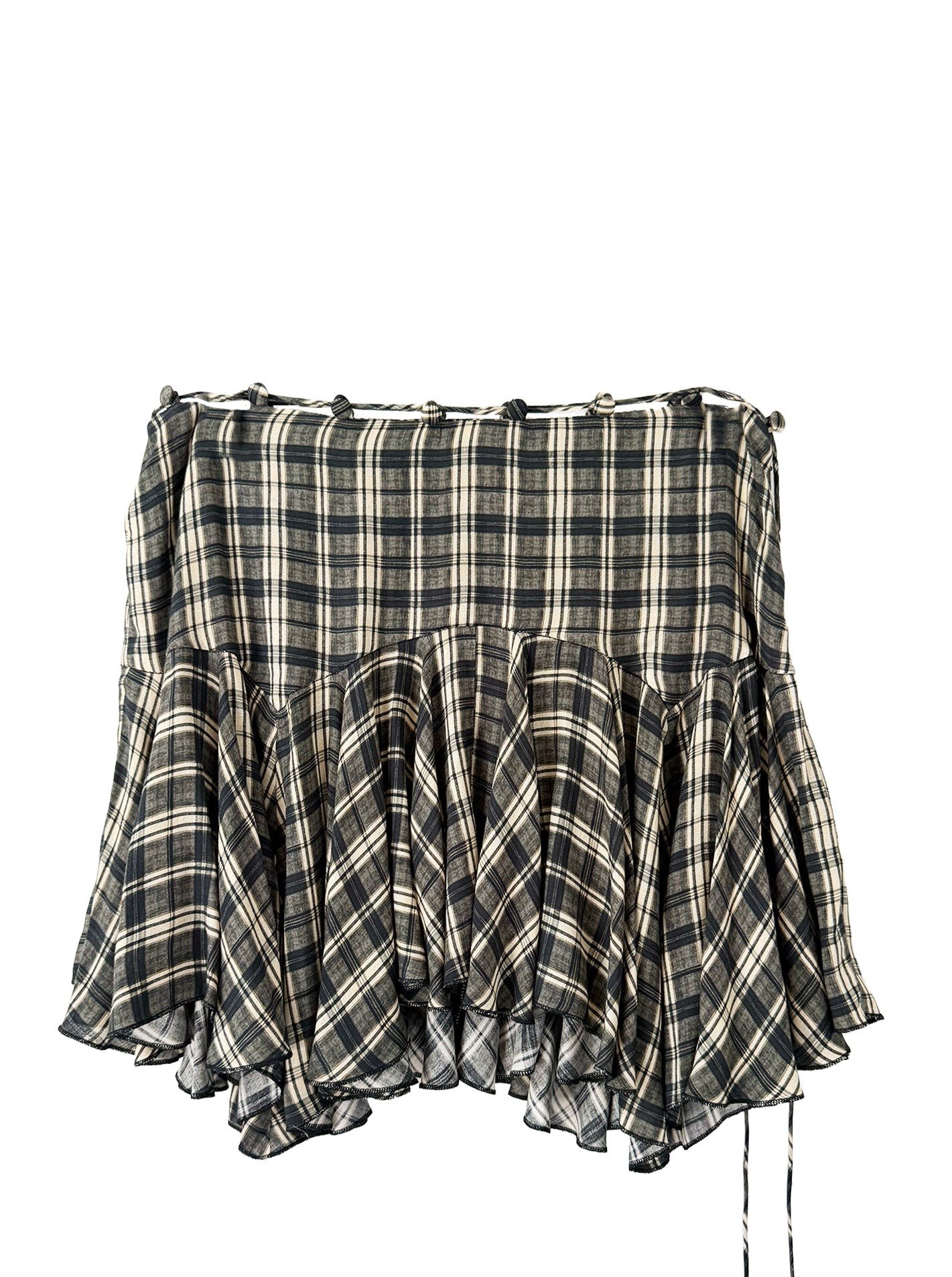 TESS SKIRT (CHECK) - NOLM