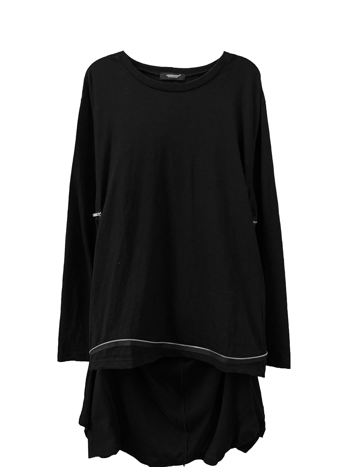 LAYERED ZIP T-SHIRT