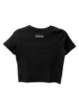 MOON LOGO CUT-OUT T-SHIRT (BLACK)