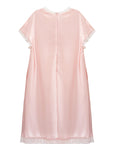 SLASH LACE TRIM EASY DRESS