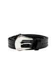 BROGUE BELT (SILVER)