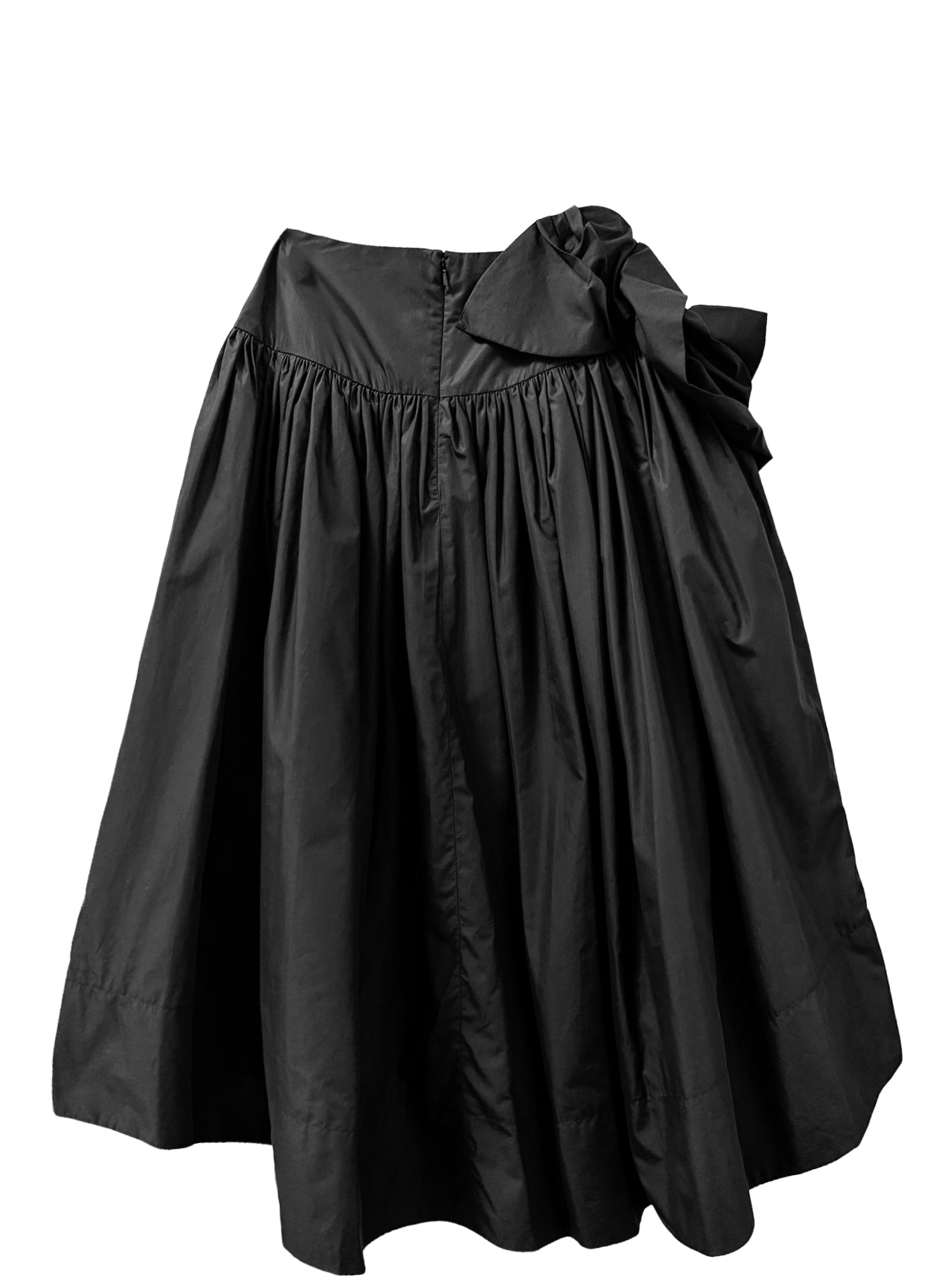 PRESSED ROSETTE BASQUE SKIRT – NOLM