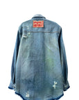 DENIM OVERSHIRT (BLUE)