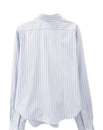 BELTED BUTTON DOWN SHIRT
