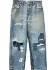 STERLING REPAIR DENIM TROUSERS (LIGHT)
