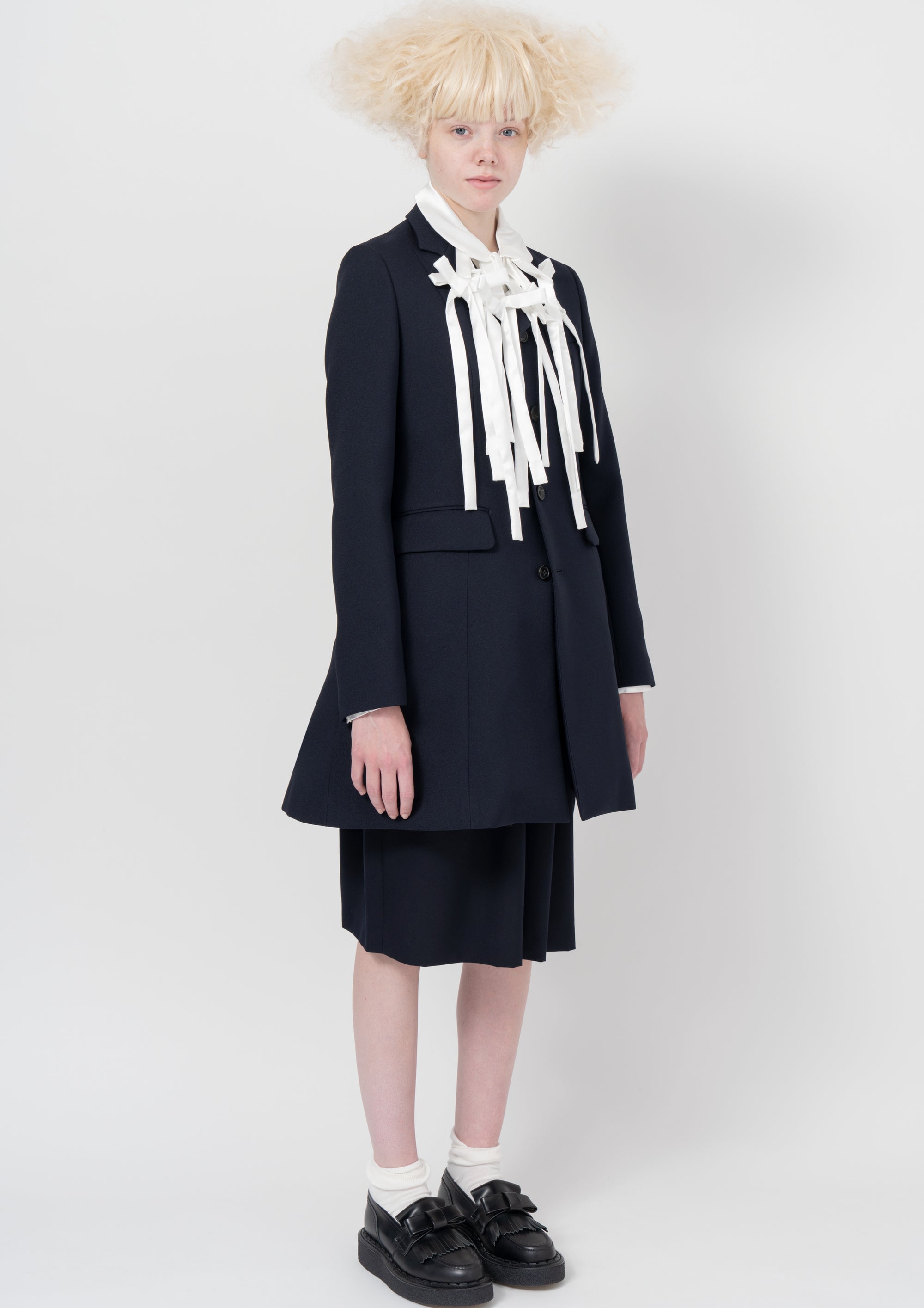 LAYERED BOW SHIRT