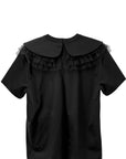 TULLE COLLAR T-SHIRT