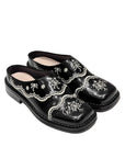 FLORAL LACE MULE