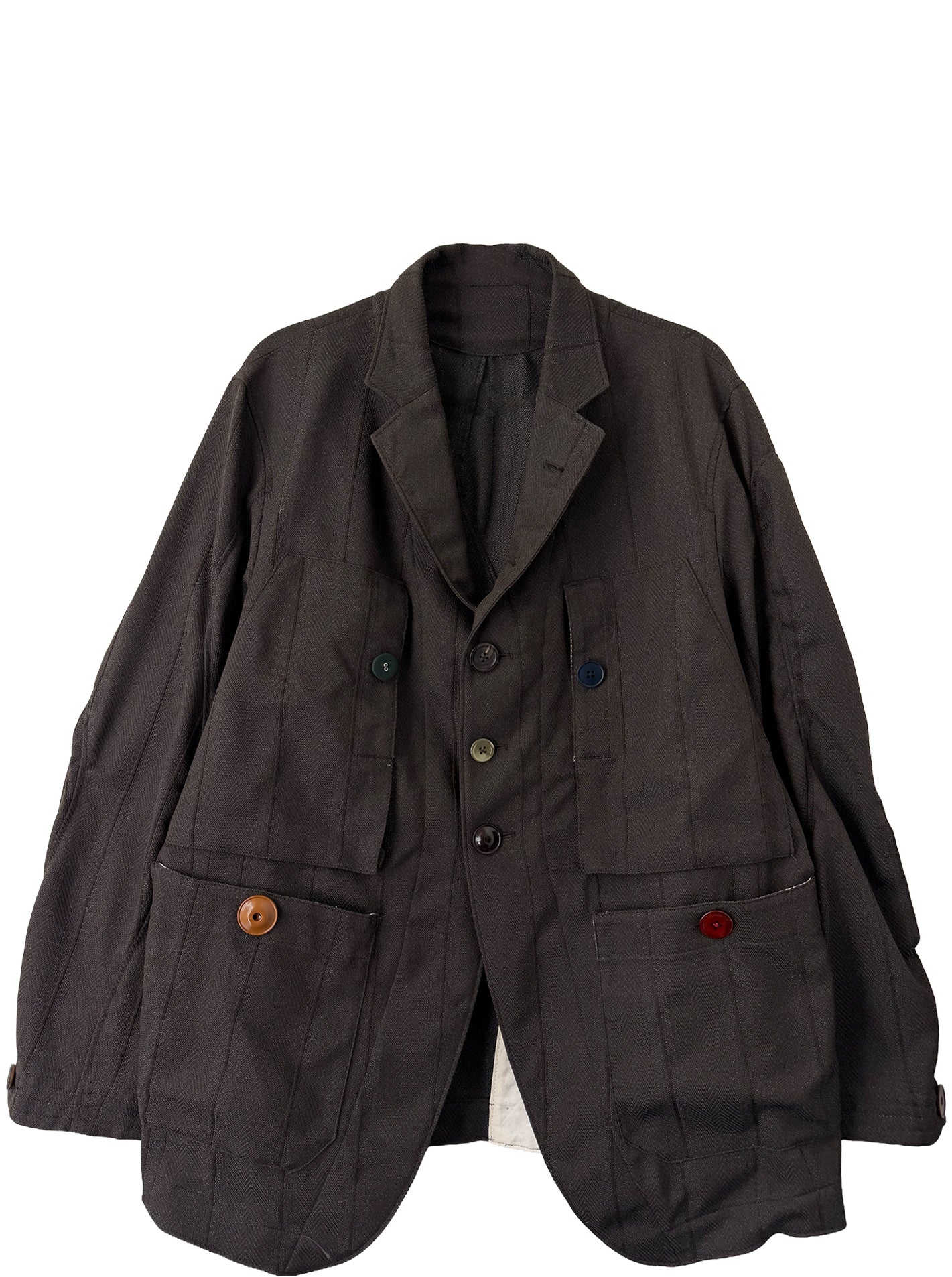 ジャケット・アウター UNKNOWN asymmetry Button jacket ASYMMETRIC BUTTON JACKET – NOLM
