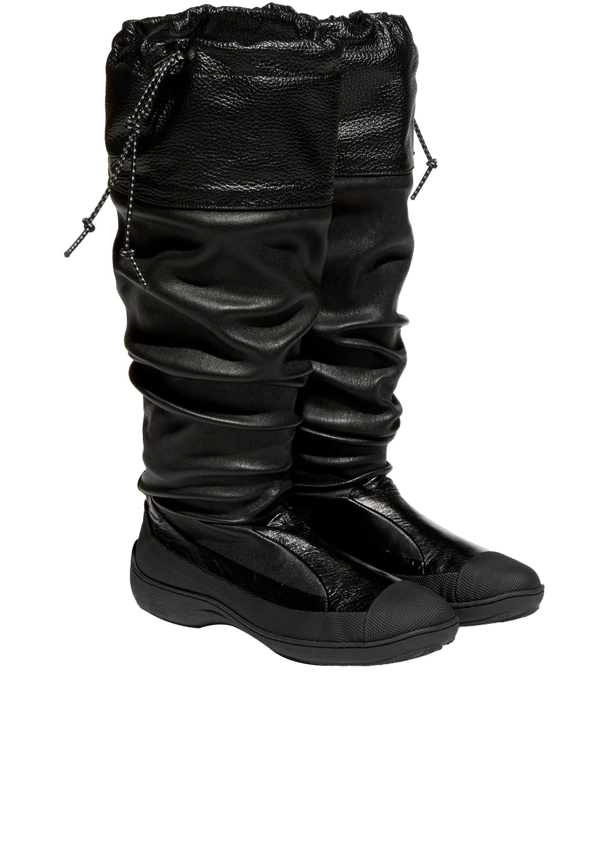 AVOCET LEATHER BOOTS (BLACK)