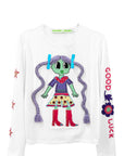 EMMA BEADED JERSEY TOP
