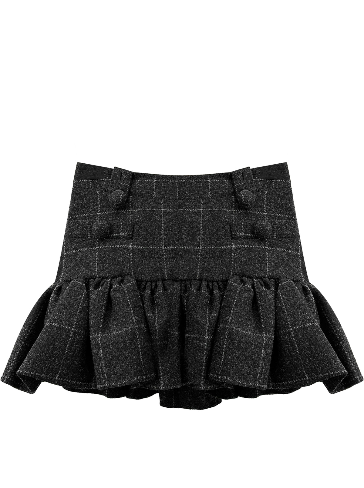 MELTON PEPLUM SKIRT