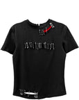 SAFETY PIN T-SHIRT (BLACK)