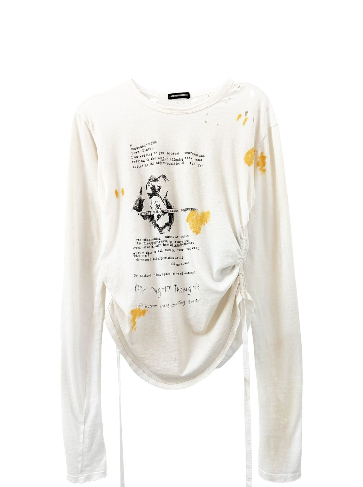 DOT WRINKLED T-SHIRT