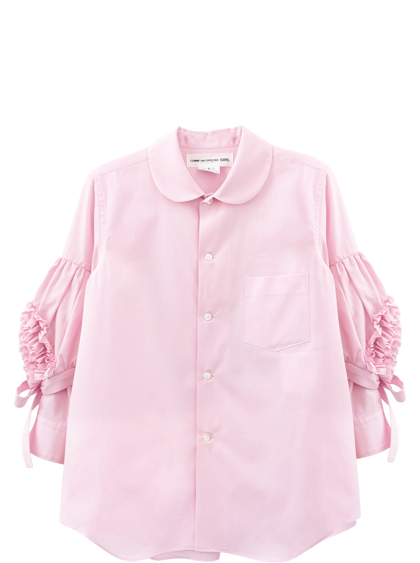 BOW SHIRT (PINK) - NOLM
