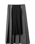 PLEATED SUIT SKIRT