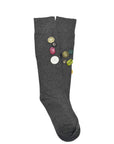 BUTTON SOCKS (GREY)