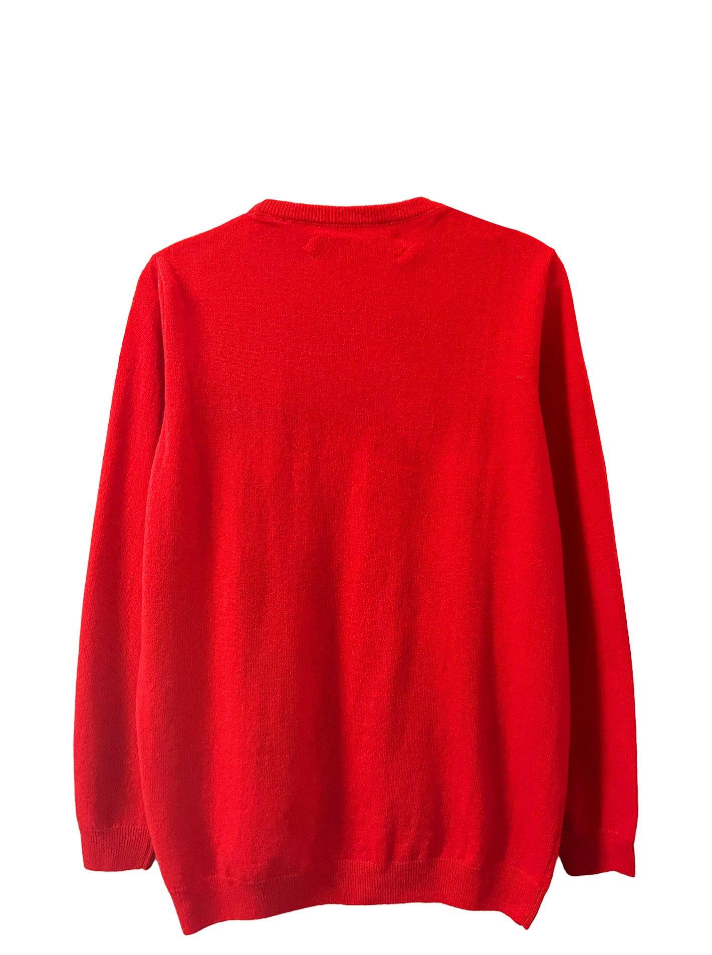 ARGYLE CARDIGAN (RED)