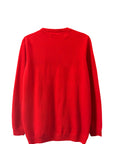ARGYLE CARDIGAN (RED)