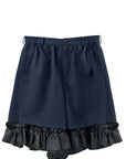 RUFFLE TRIM SHORTS