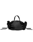 MINI DOUBLE RIBBON ROSETTE BAG (BLACK)