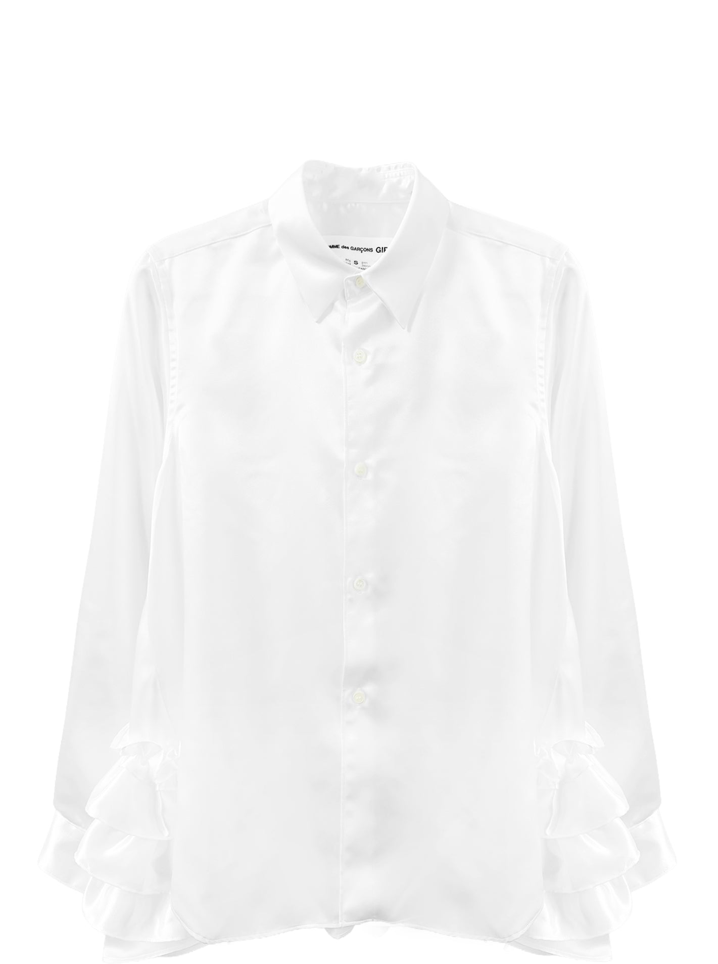 RUFFLE TRIM SHIRT