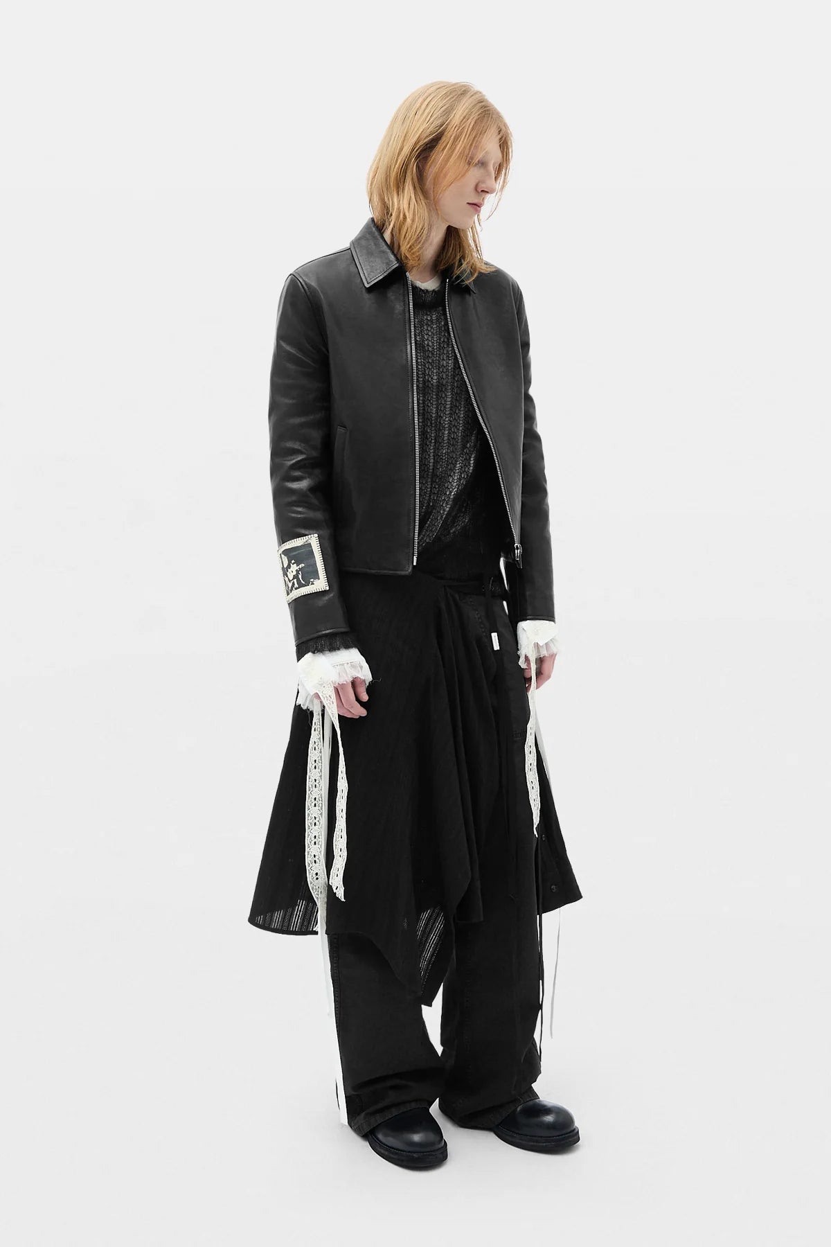 SANDOR SHIRT COLLAR ZIPPED CABAN