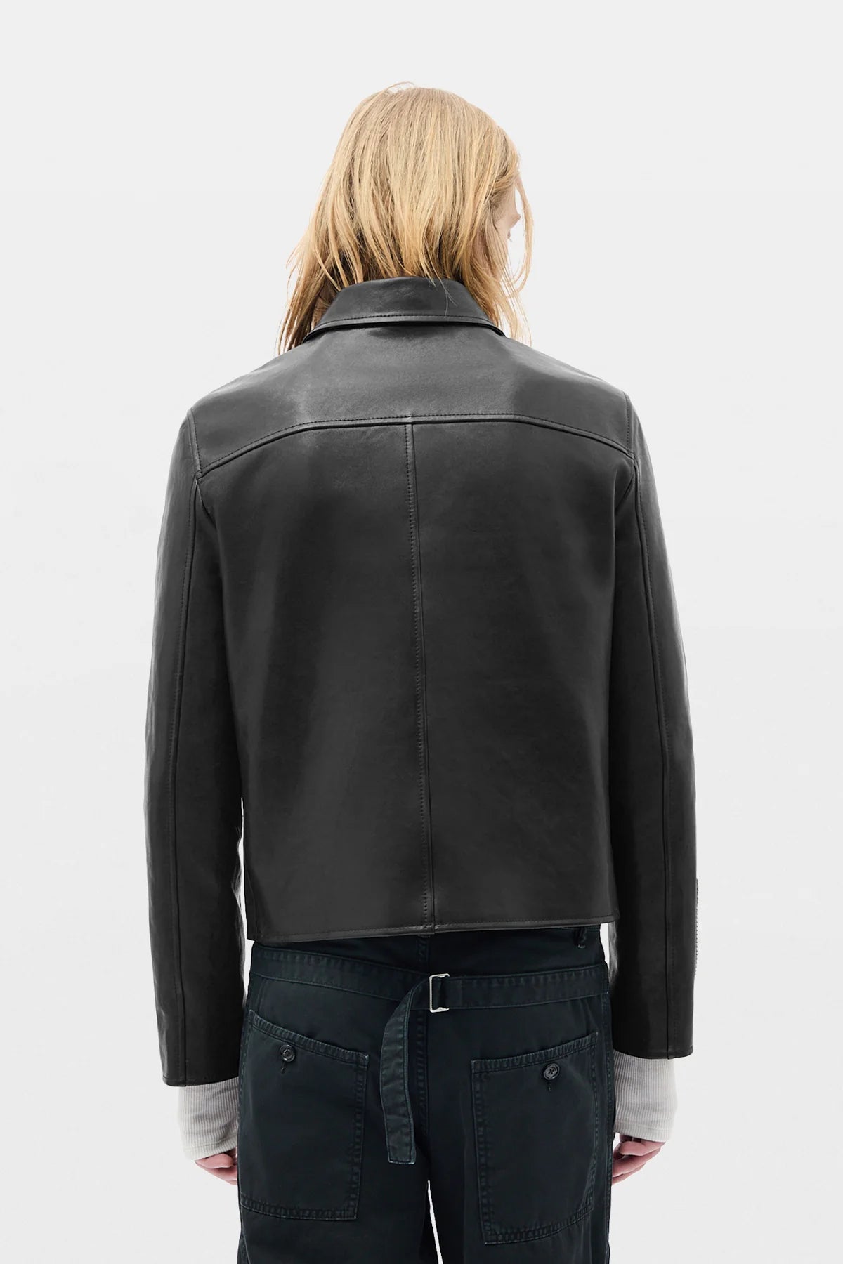 SANDOR SHIRT COLLAR ZIPPED CABAN