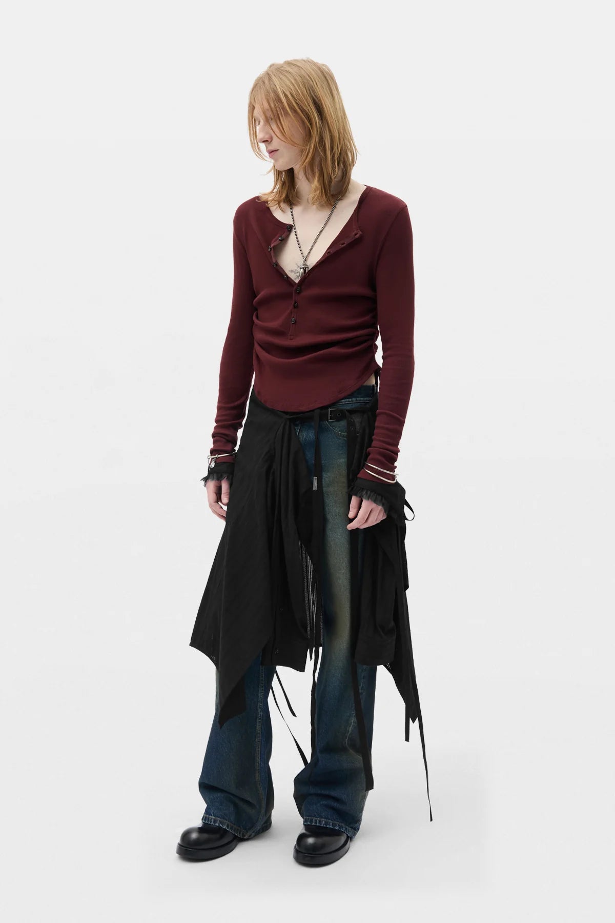 HAMAR WRINKLED TOP