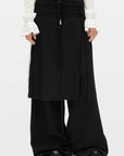 SUNA RAW EDGE RUFFLED CUFFS