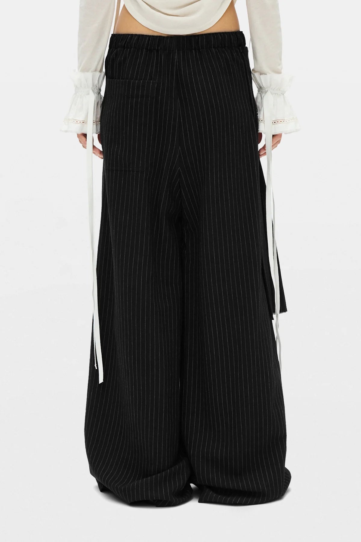 SUNA RAW EDGE RUFFLED CUFFS
