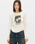 DOT WRINKLED T-SHIRT