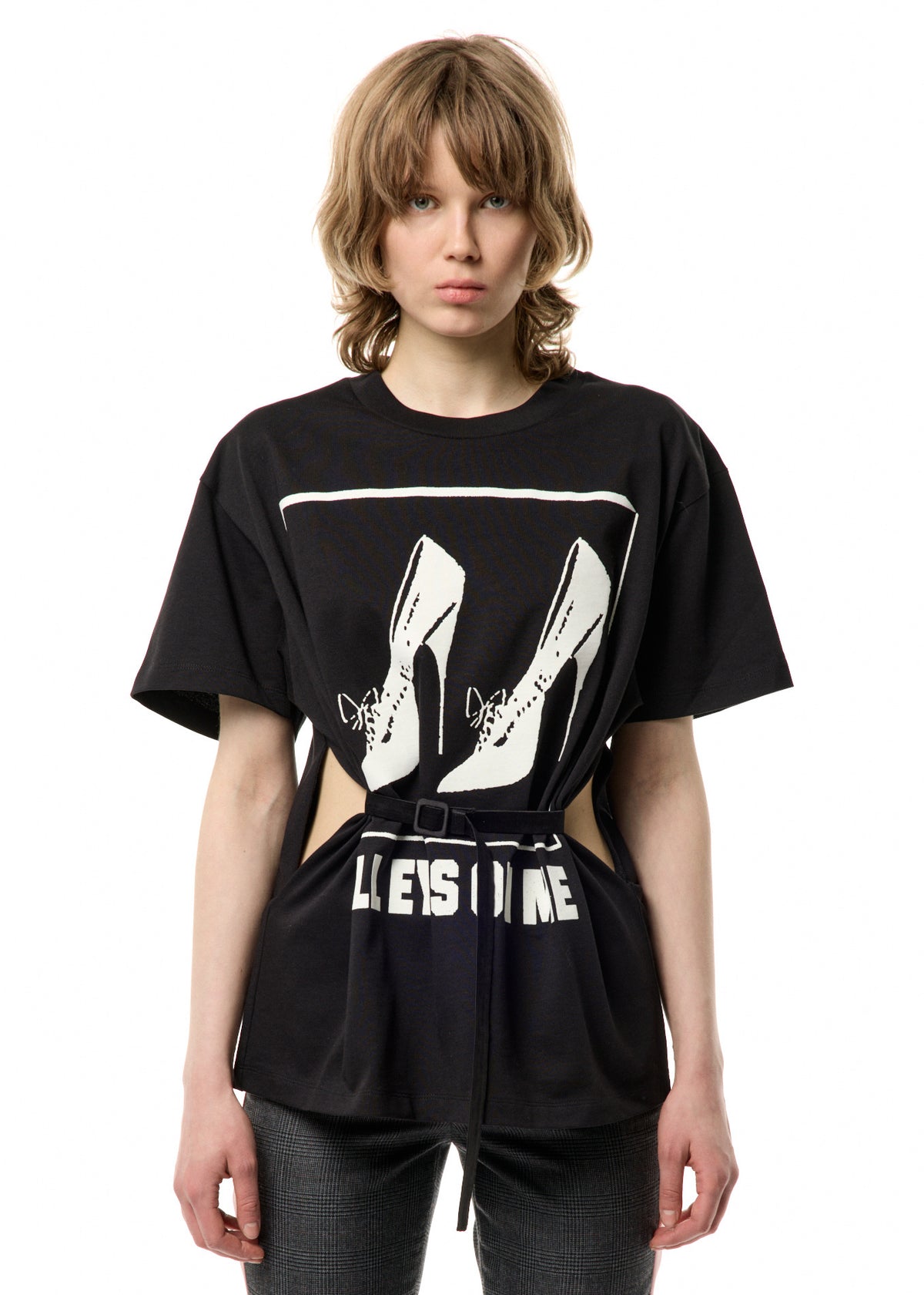 BELTED T-SHIRT