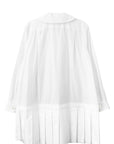 PLEATED SHIRT DRESS