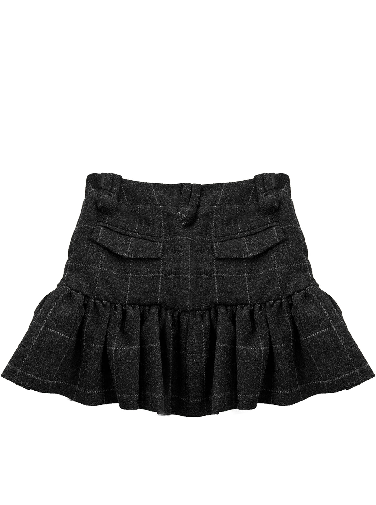 MELTON PEPLUM SKIRT