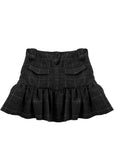 MELTON PEPLUM SKIRT
