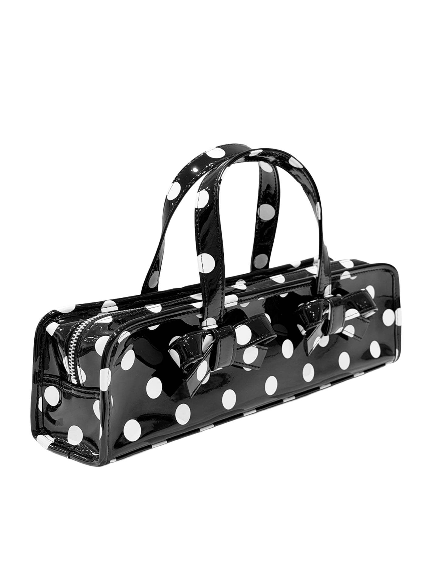 POLKA DOT HANDBAG (BLACK)